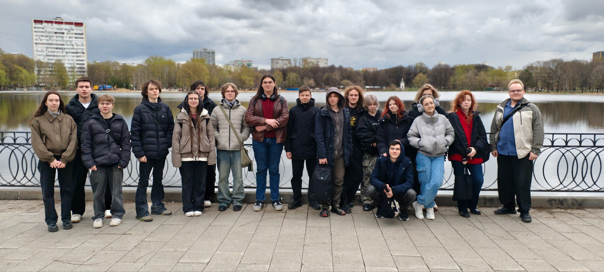 Фотография группы с преподавателем